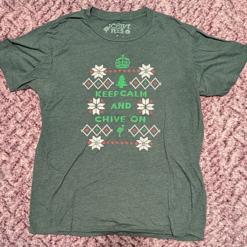 Pick 2 For $15 - Chive T-shirt - L